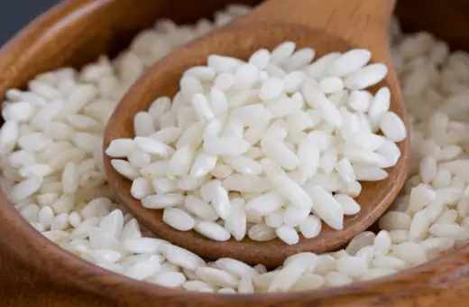 if you want to replace sweet rice with arborio Rice in a recipe, you can use a 1:1 ratio. 
