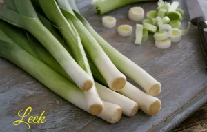 Leeks is a famous vegetables in most of the kitchens