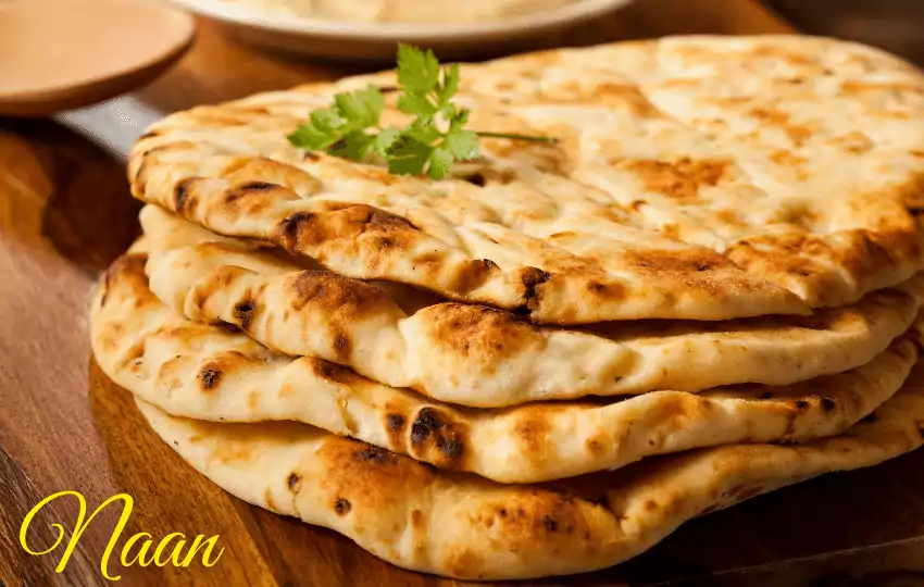 the naan prepared with out yogurt