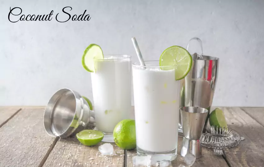 coconut soda widely used in kitchen.