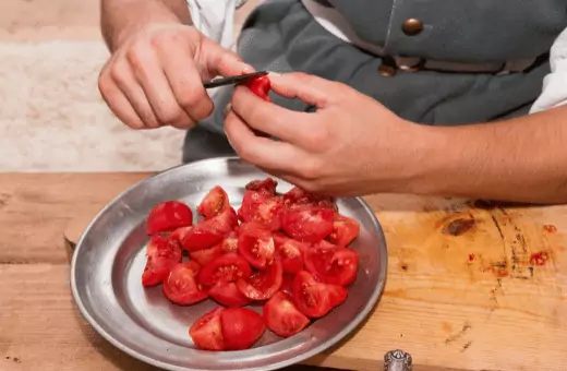 you can use peeled pelled tomatoes in stewed tomato's place. 