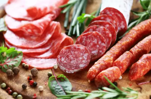 the image contains a salami plate which is one of the best prosciutto substitutes.