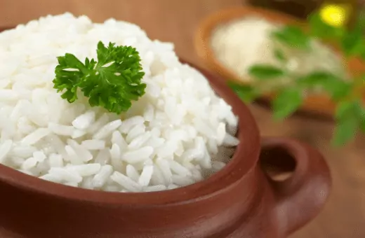 white rice is a nutritious alternative to arborio rice. I love to use it in soup.