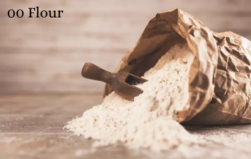 00 flour is a finely ground, Italian-style pure wheat starch flour perfect for pasta