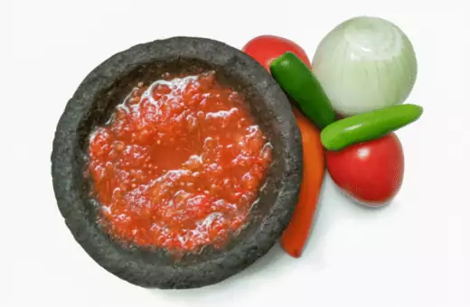 salsa roja is an easy alternative for enchilada sauce.