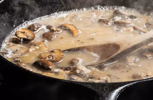 you can use mushroom gravy as a substitute for golden mushroom soup.