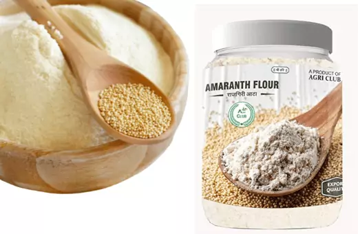 amaranth flour is a great alternative for oat flour in most recipes