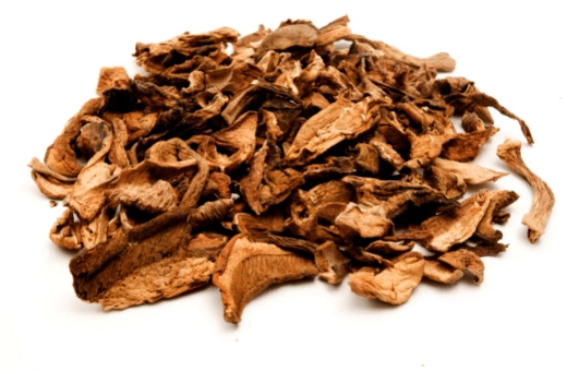 dried porcini  have a woodsy, earthy flavor and it is a good substitute for porcini mushroom