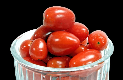 grape tomatoes are great alternative for cherry tomato