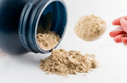 whey protein is a famous replacement for seitan or vital wheat gluten 