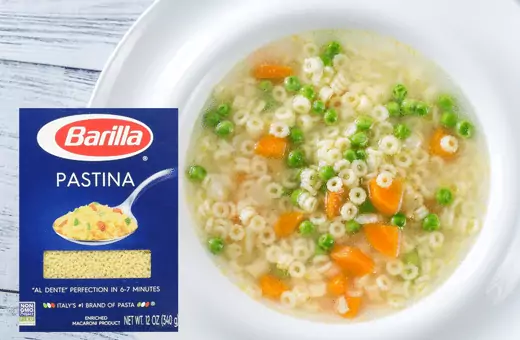 you can use pastina as substitute for ditalini pasta in soups