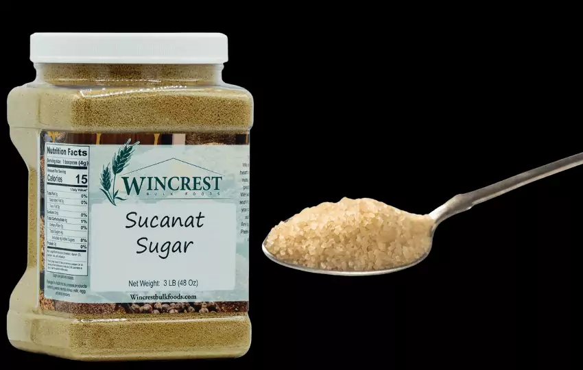 sucanat is a type of natural sweetener that is made from whole sugarcane juice