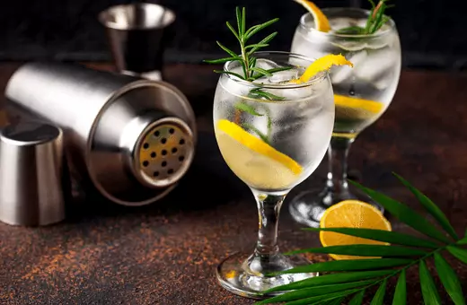 use gin as a great substitute for peach schnapps