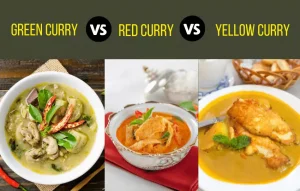 green curry vs red curry vs yellow curry