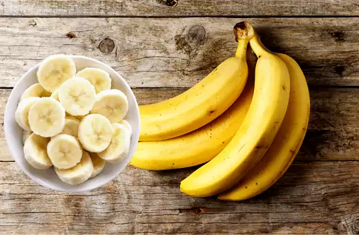 you can use banana to make egg less pancakes