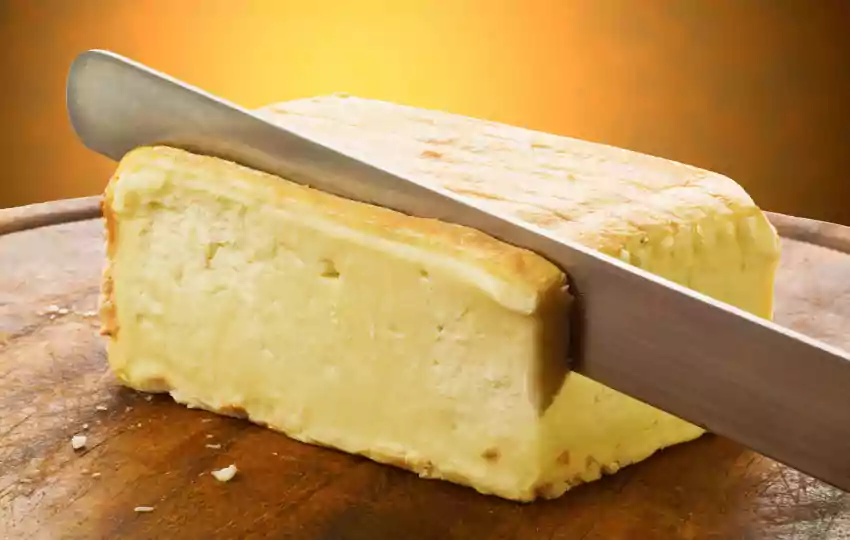 the texture of taleggio cheese is creamy and smooth making it an ideal cheese for spreading on bread or crackers