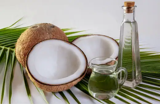 coconut oil is a great substitute for coconut flakes