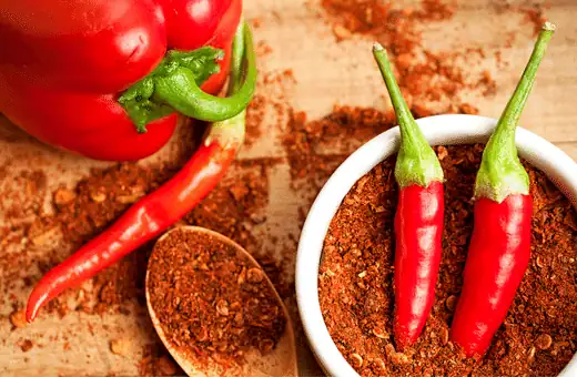 cayenne pepper is a great berbere spice alternative
