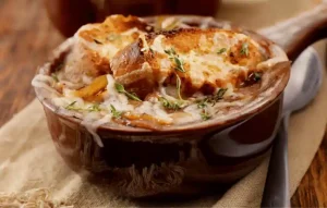 condensed French onion soup is an intensely flavored and aromatic soup
