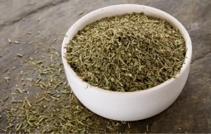 dried thyme is a commonly used herb in many different cuisines across the world