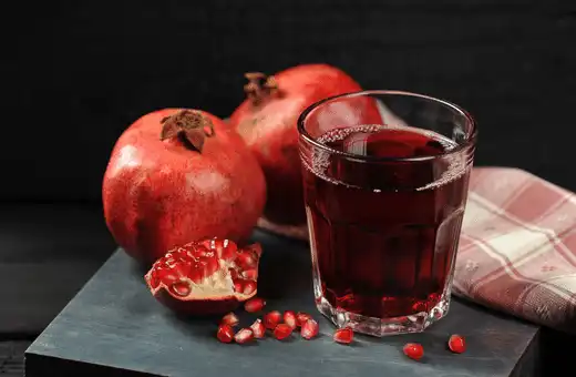 POMEGRANATE JUICE is a Pure Substitution for Pomegranate seeds