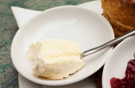 Clotted cream is the best for double cream if you're looking for a richer sauce substitute.