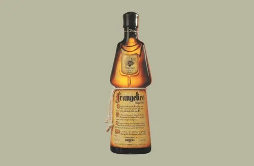 Frangelico is a popular liqueur made from hazelnuts and herbs, with cocoa, vanilla, and coffee flavors that boast a beautiful natural sweetness and rich, toasty nuttiness.