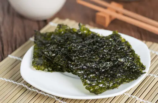 nori sheet is a good zero carb bread replacement