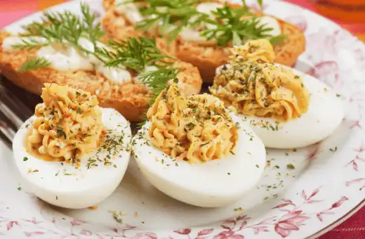 deviled eggs is the replacement of cheese board
