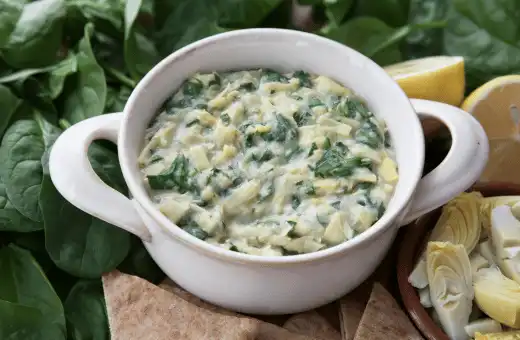spinach and artichoke dip is the good alternate of cheese board