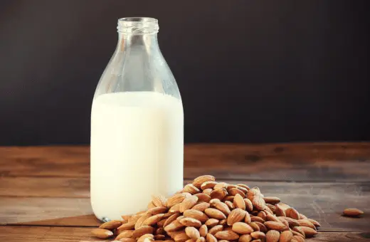 almond milk is an excellent milk substitute for pasta sides