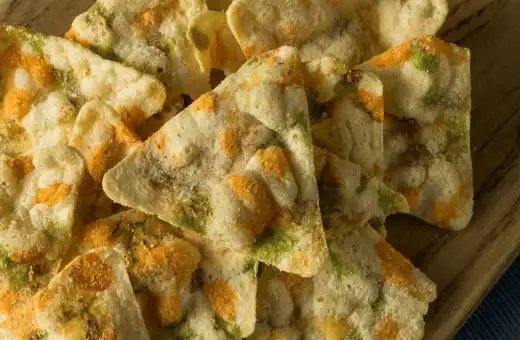 chickpea chips are a great alternate for pork rinds