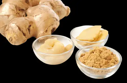 ginger is also good replacement for garlic paste