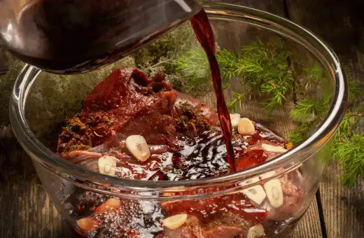 red wine reduction is a simple and delicious substitute for chicken demi glace