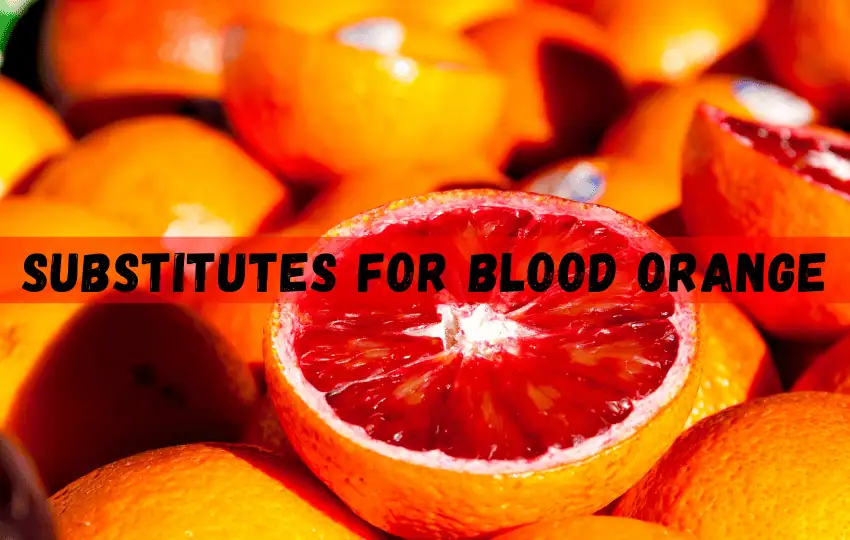 blood orange is a variety of orange with dark red almost burgundy colored flesh