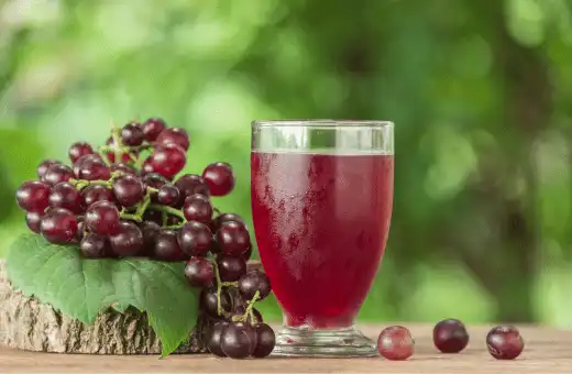 red grape juice is good creme de cassis substitute