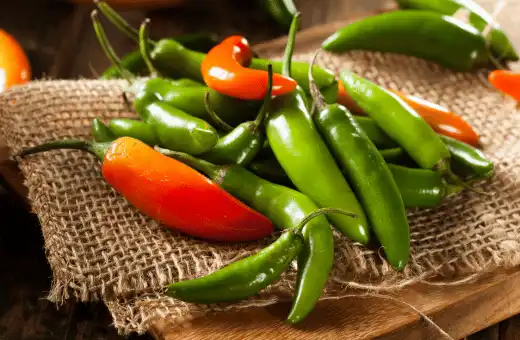 serrano peppers are a great yellow chili powder substitute